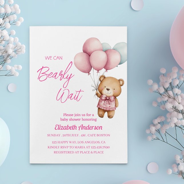 Wir können Babydusche frühzeitig abwarten - niedli Einladung (Von Creator hochgeladen)