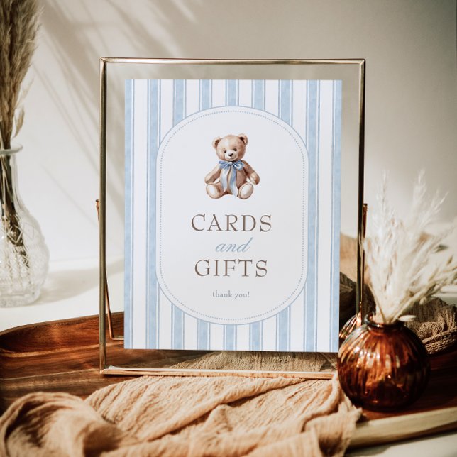 Wir können Babyduschkarten und Geschenke-Zeichen f Poster (Von Creator hochgeladen)