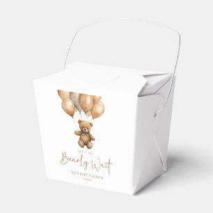Wir können Boho Teddy Bear Baby Dusche frühzeitig Geschenkschachtel
