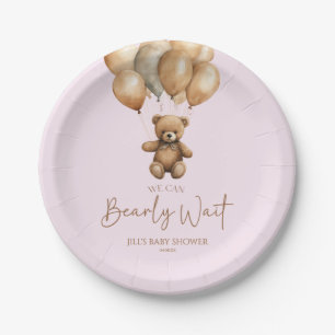Wir können Boho Teddy Bear Baby Dusche frühzeitig Pappteller
