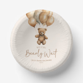 Wir können Boho Teddy Bear Baby Dusche frühzeitig  Pappteller