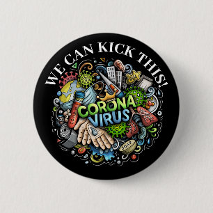 Wir können Coronavirus töten! Button