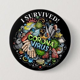 Wir können Coronavirus töten! Button