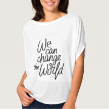 Wir können den inspirierenden T - Shirt der Welt v