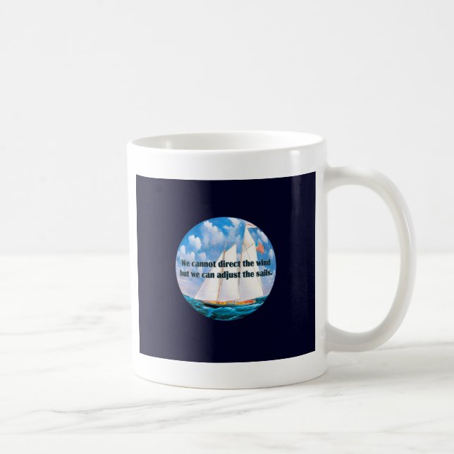 Wir können den Wind nicht verweisen aber… Kaffeetasse (Rechts)