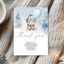 Wir können den Winter-Teddybär-Babyshower kaum erw