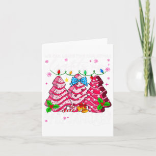 Wir können die Weihnachtsbeleuchtung bis zum Janua Karte