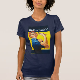 Wir können es haken! - das T-Stück der Frauen T-Shirt