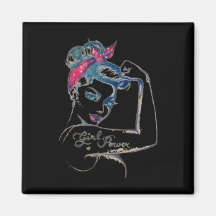 Wir können es heilen Rosie Riveter Brustkrebs Mädc Magnet
