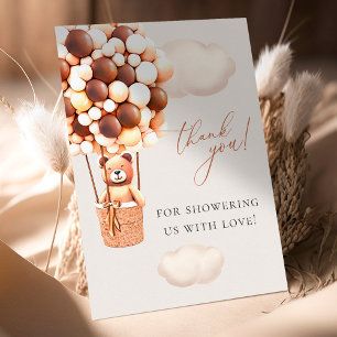 Wir können es kaum erwarten! Baby Shower Danke