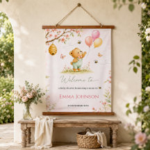 Wir können es kaum erwarten, Bär-Baby-Shower-Willk