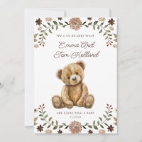 Wir können es kaum erwarten Teddybär Schwangerscha