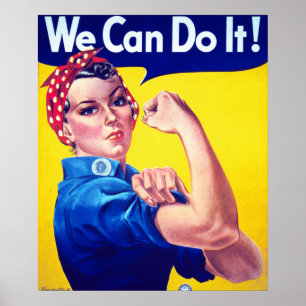 Wir können es machen Propaganda Poster des Zweiten