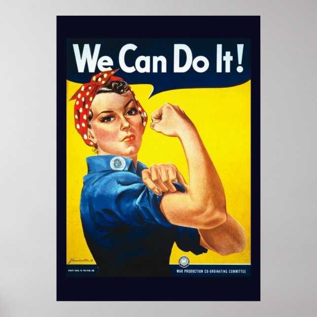 Wir können es machen Propaganda Poster des Zweiten (Vorne)
