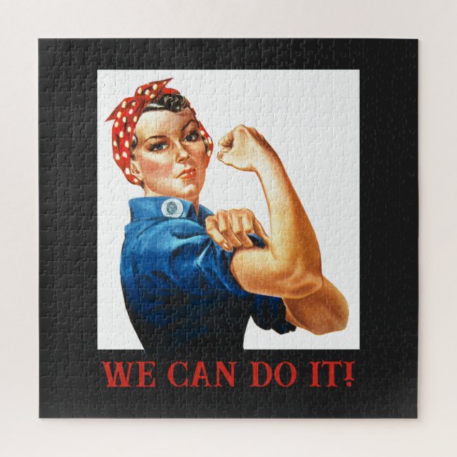 Wir können es machen Rosie der Riveter Women Power (Vertikal)
