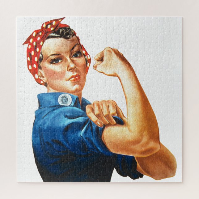 Wir können es machen Rosie der Riveter Women Power (Vertikal)