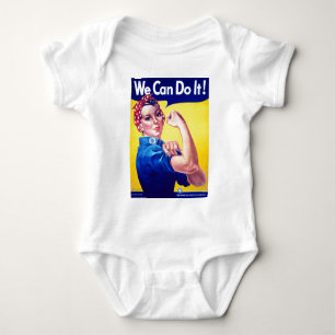 Wir können es mit dem Riveter machen Baby Strampler