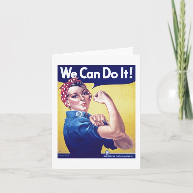 Wir können es mit der Riveter United Staaten Card  (Vorderseite)