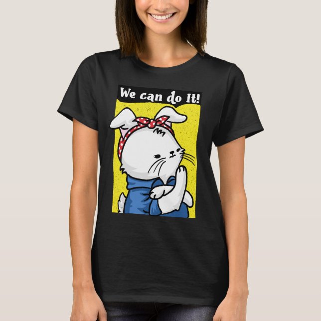 Wir können es Osterfrauen stärken T-Shirt (Vorderseite)