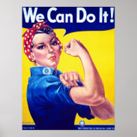 Wir können es Rosie machen, das Riveter Extra groß