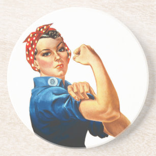 Wir können es Rosie machen, der Riveter Women Powe Getränkeuntersetzer