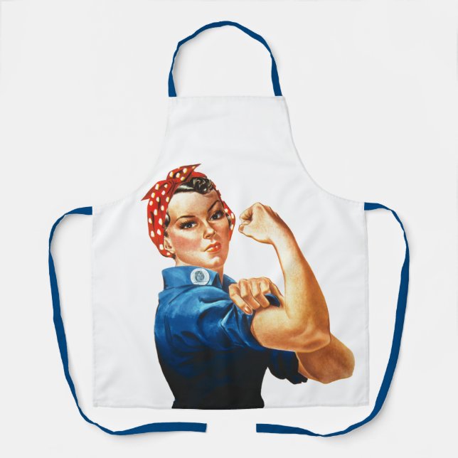 Wir können es Rosie machen, der Riveter Women Powe Schürze (Vorderseite)