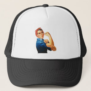 Wir können es Rosie machen, der Riveter Women Powe Truckerkappe