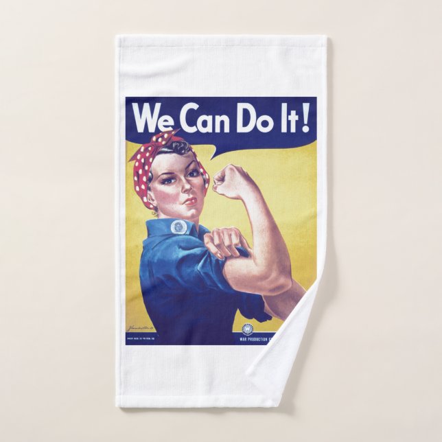 Wir können es Rosie machen, die Riveter United Sta Handtuch (Handtuch)