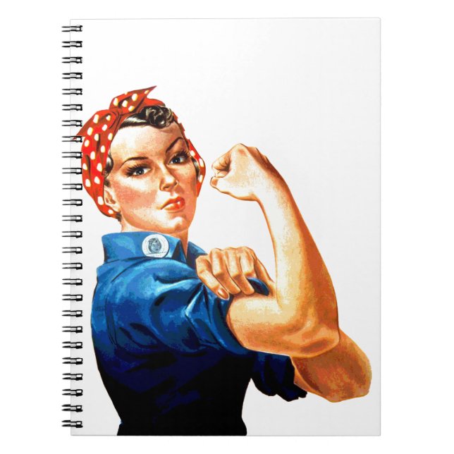 Wir können es Rosie machen, die Riveter-Weltkrieg- Notizblock (Vorderseite)