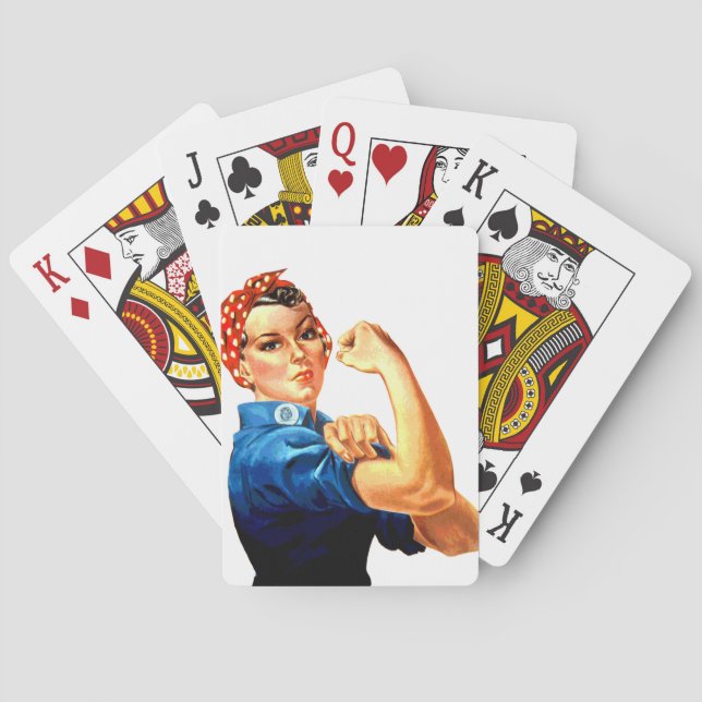 Wir können es Rosie machen, die Riveter-Weltkrieg- Spielkarten (Rückseite)