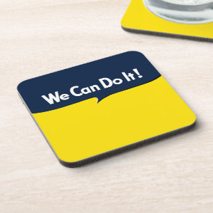 Wir können es Rosie machen Untersetzer