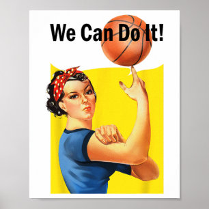 Wir können es schaffen, Frauen mit Rosie Skettelmä Poster