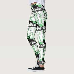 Wir Können Es Schaffen Lyme-Bewusstseins-Leggings Leggings