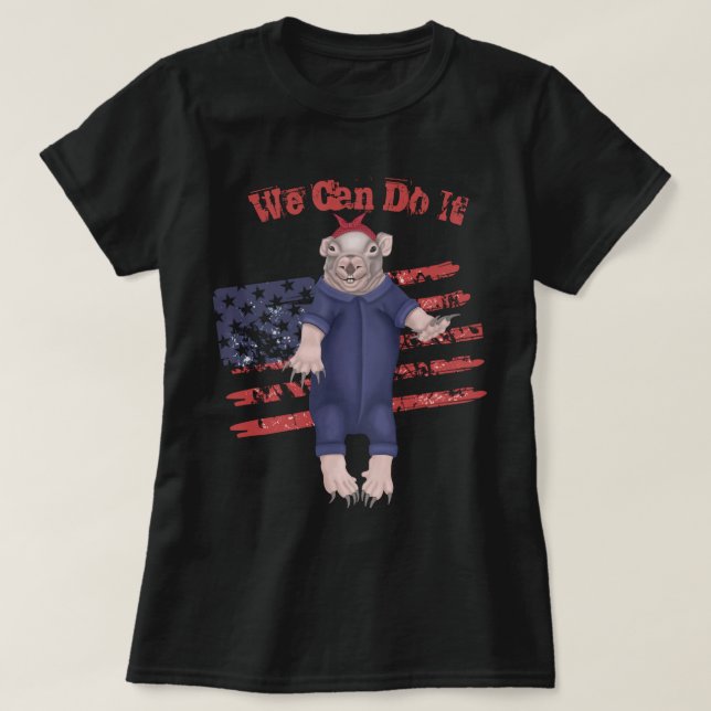 Wir können es T - Shirt machen (Design vorne)
