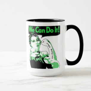 Wir können es tun, Lyme-Krankheit Krieger Kaffee-C Tasse