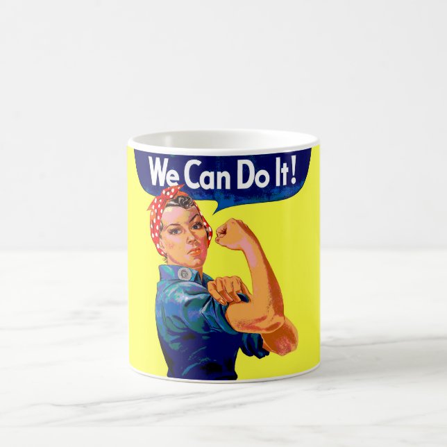 Wir können es tun - Motivierend Kunst des Pops Kaffeetasse (Mittel)