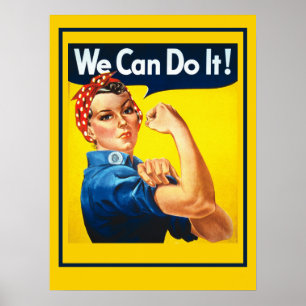 Wir können es tun poster