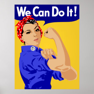 Wir können es tun poster