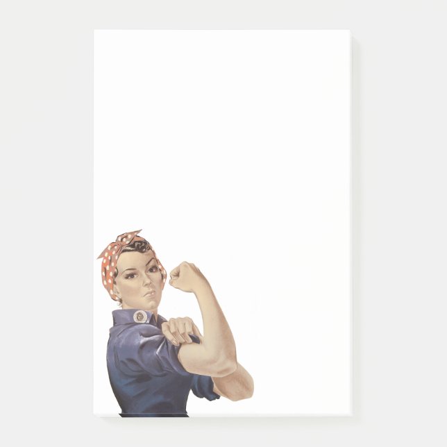 Wir können es tun Rosie der Nieteneinschläger Post-it Klebezettel (Vorderseite)