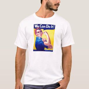 Wir können es tun Rosie der Nieteneinschläger T-Shirt