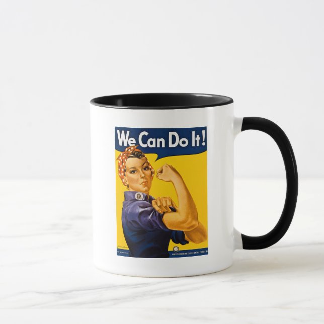 Wir können es tun! Rosie der Nieteneinschläger Tasse (Rechts)