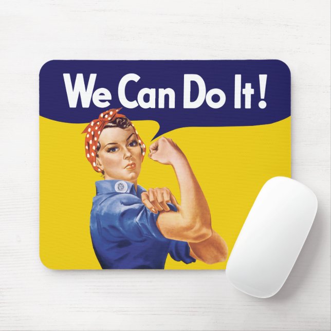 Wir können es tun! Rosie the Riveter Mousepad (Mit Mouse)