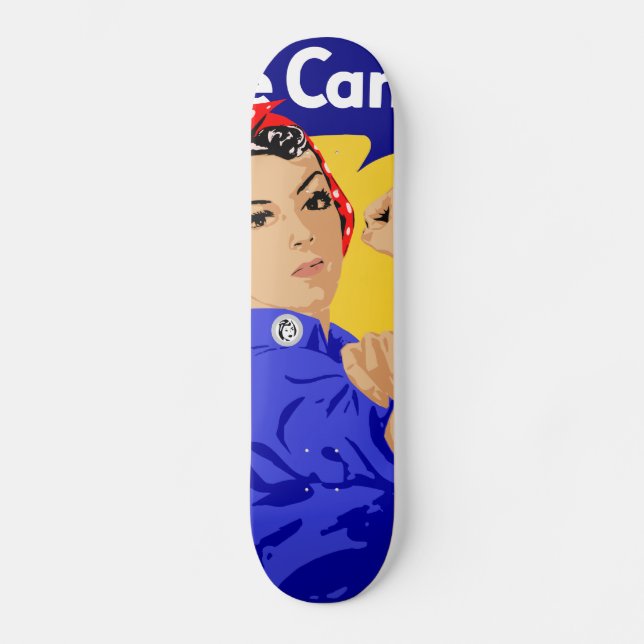 Wir können es tun! Rosie The Riveter WWII Poster Skateboard (Vorderseite)