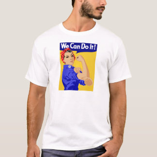 Wir können es tun! Rosie The Riveter WWII Poster T-Shirt