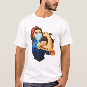 Wir können es tun starke Krankenwagen Red Dot Band T-Shirt
