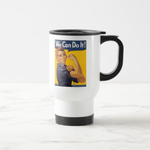 Wir können es tun! - Weiße Auto-Tasse Reisebecher