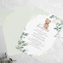 Wir können Eucalyptus Moderne Babydusche frühzeiti