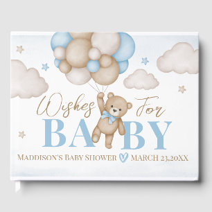 Wir können frühzeitig abwarten Baby Dusche Gästebu Gästebuch
