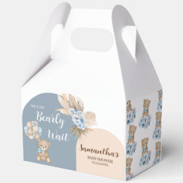 Wir können frühzeitig abwarten Baby Dusche Gefälli Geschenkschachtel