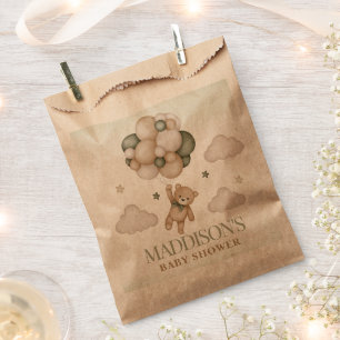 Wir können frühzeitig abwarten Baby Dusche Kraft G Geschenktütchen